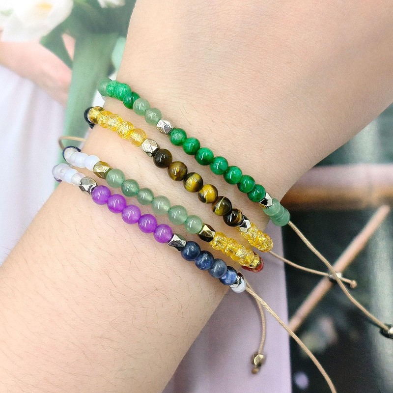 Armband für Frauen - Echtes Naturstein Armband - Perlenarmband für