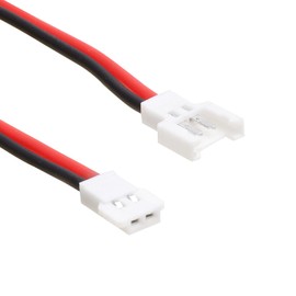 HobbyPark 2.0mm Spade 2 Pins Lead Plugs Connector Cable Male Female for 1S Lipo Battery Charging Drone Syma X5C X5SW SNAPTAIN S5C, 5 Pairs