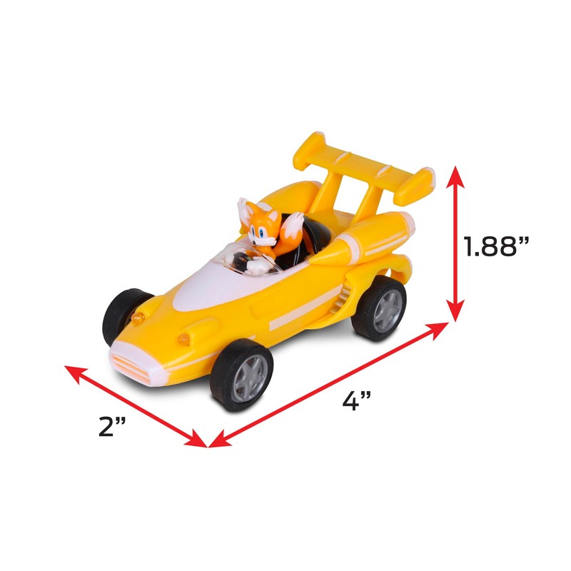 NKOK Sonic All-Stars Racing Transformed Pull Back Racer: Tails