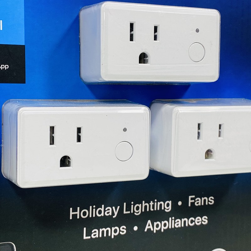 Feit Electric WiFi 15amp Remote Access Voice Control Smart Plugs