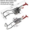 Adjustable Toggle Clamp Latch, 304 Stainless Steel or Galvanized Iron
