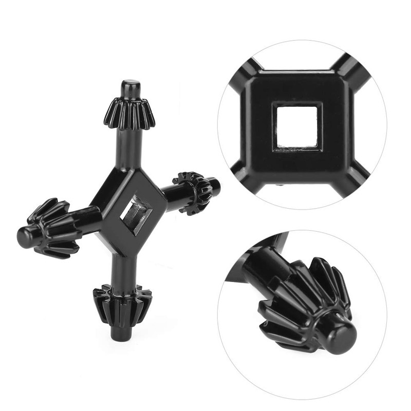 Drill Chuck Key, 4-Way Chuck Key, 4-Way Multifunctional Steel Chuck