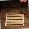 BIUDECO Bamboo Mat Sauna Seat Spa Bench Insulation and Comfort