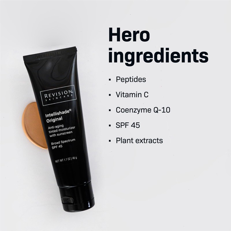 Revision Skincare Intellishade® Original SPF 45, Anti-Aging Tinted Sunscreen for