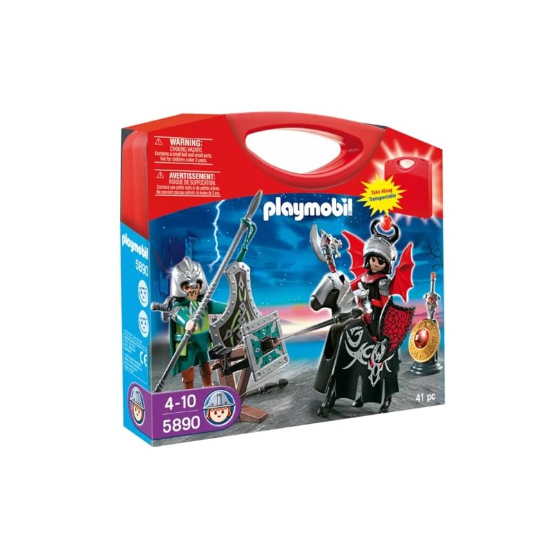 Playmobil - Knights Adventure Playset with Bonus Carrying Case -
