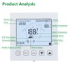 Wengart Underfloor Heating Thermostat with Touchscreen for Water Underfloor Heating