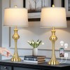 Cinyirong 28.75" Gold Table Lamps for Living Room,Touch Lamps for