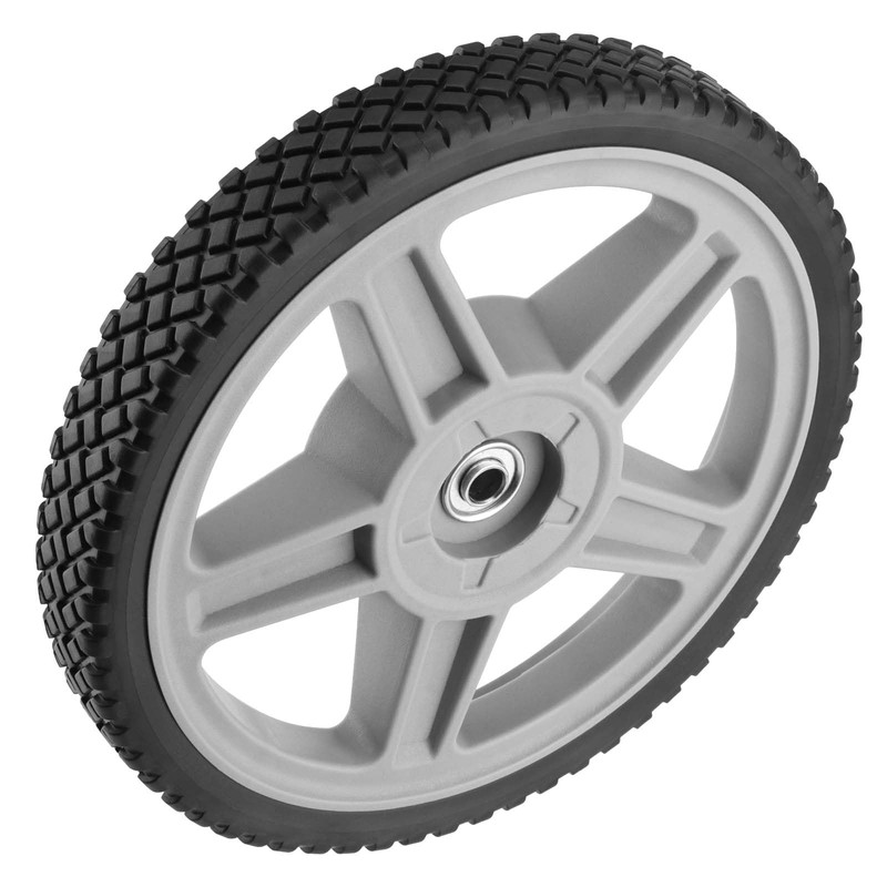 PINGEUI 2 Pack 12" x 1.75" Plastic Spoked Wheel, 1/2"