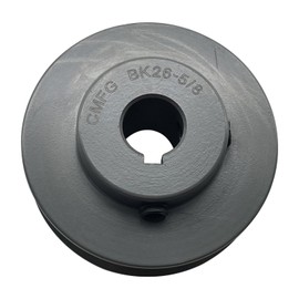 CMFG BK26-5/8,BK26X5/8 v Belt Pulley,2.75 inch OD, 5/8 Inch Bore,Cast Iron Material, BK Single Groove Motor Pulley for "4L" or "A" Belts and "5L" or "B" Belts