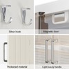 DASITON Wall Mounted Large Capacity Makeup Organizer,Dustproof Cosmetic Organizer,Bathroom Organizers