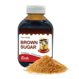 Fanale Premium Flavoring Concentrated Syrup for Bubble Tea 12 oz | Hand Crafted Brown Sugar Syrup | for Boba Tea, Smoothies, Slushes, Desserts | 12oz | SRP370-SP340