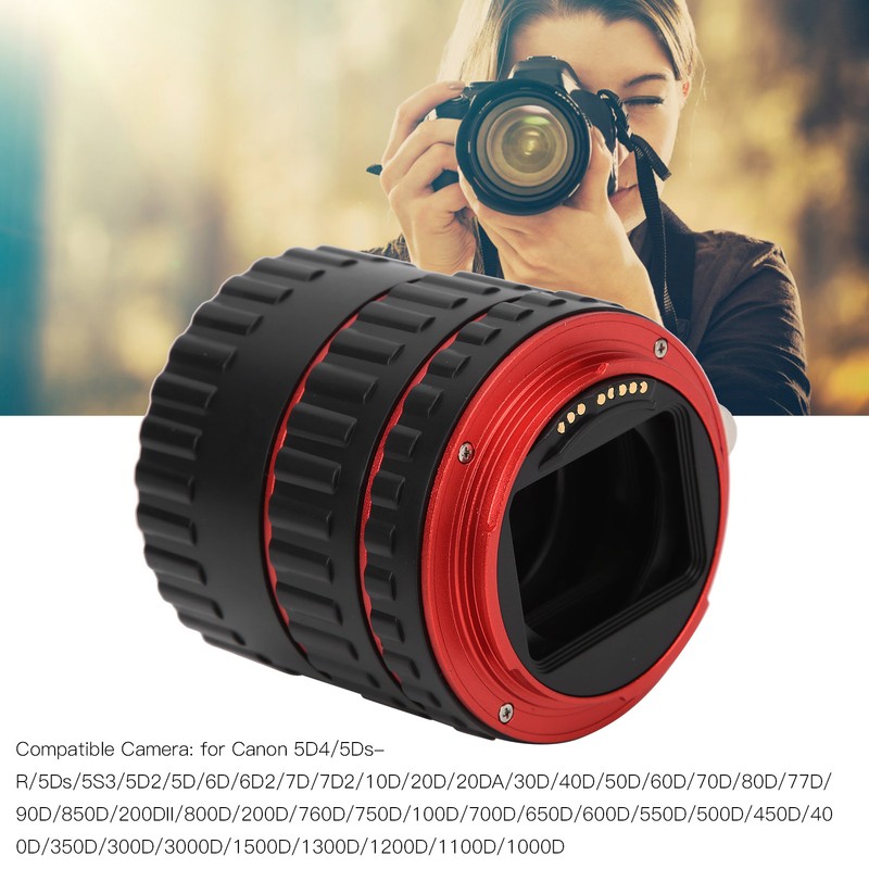 Auto Focus Macro Extension Tube Ring 13mm 21mm 31mm for
