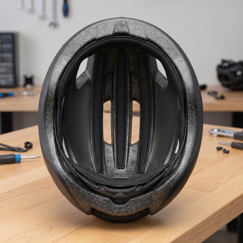 MUSISALY 7 pezzi Cuscinetti Schiuma per Casco Da Ciclismo Liner