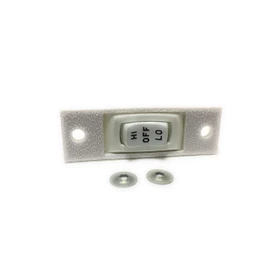 JGD8130ADS Replacement White 3 Wire (HI OFF LOW) Fan Switch Compatible With Whirlpool Jenn-Air Cooktops