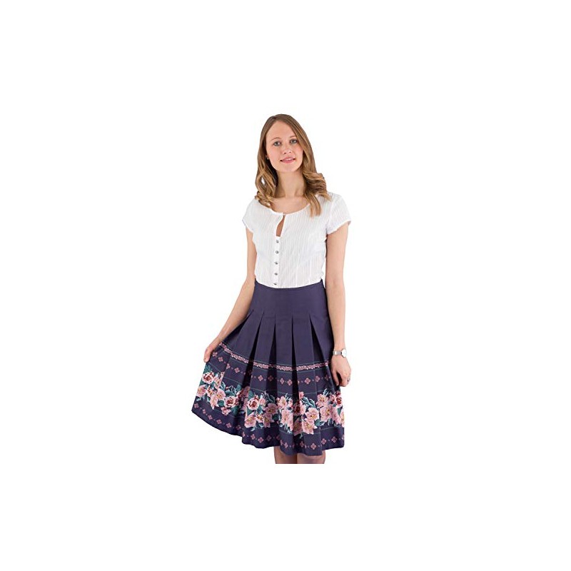 Country Line Costume Skirt Blue 10263 4335, 4335 Medium Blue/Dusky