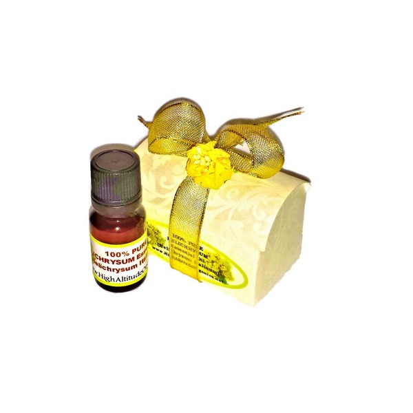 5ml (1/6oz) Helichrysum Essential Oil (Helichrysum Italicum) - Gift Packaging - 100% Pure, Undiluted, Uncut