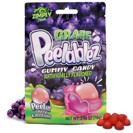 Peelablez Peelable Mango Gummies 3 Packs Each 2.46 Oz. Fun and Tasty Snack! Candy Sweet Candy Chewy Soft - Flavor: Grape, Size: 3 Packs Each 2.46 Oz