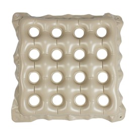 ZHUYNXIR inflatable seat cushion,Air Cushion,Water air Chair Pad for Wheelchair, Office Chair, Cars, Home Living, Pressure Relief Pillow, Adjustable Softness Non-Slip Hip Protector,48x48cm,Grey.