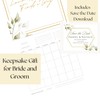 “I Do” Wedding Planner Keepsake Calendar |18-Month Undated Countdown Organizer