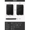 zepirion Quick Wallet 2 Leather Credit Card Case, Genuine Leather,