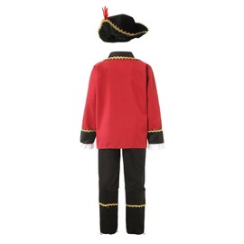 Lito Angels Pirate Captain Fancy Dress Up Costume Outfit Set with Hat and Jacket for Kids Boys Age 12-13 Years