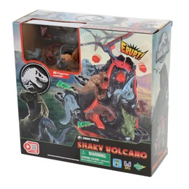 EPOCH Games - Jurassic World Shaky Volcano, 7509, Dinosaur Toy, Board Game for Children from 4 Years