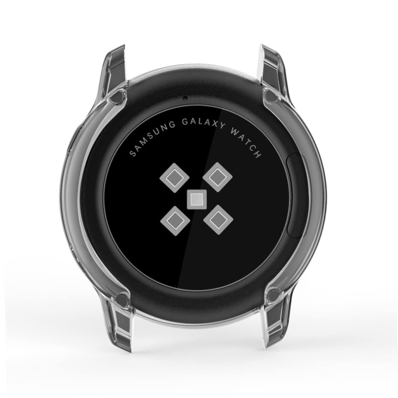 jojofuny TPU Transparent Protective Plating Case Compatible Watch Active Lightweight
