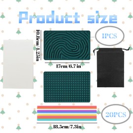 GegXcn Sensory Board, 6-Colour Sensory Toy Game Controller, Autism Toys, ADHD Fidget Toys, for Reduce Stress, Calming, Focus, ADHD & Autism, Sensory Activity Board for Kids, Adults, All Ages