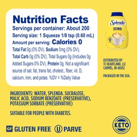 Splenda Liquid Zero Calorie Sweetener drops, 100ml (Pack of 1)