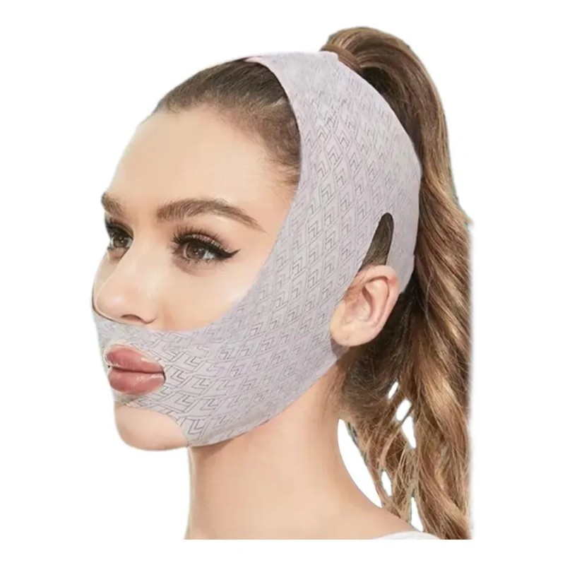 Mascarilla Reafirmante Facial Reutilizable Con Vendaje AdeLG