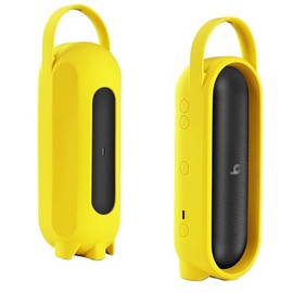 Protective Cover Carrying Silicone Case with Handle Compatible with Beats Pill Wireless Bluetooth Speaker (Yellow)