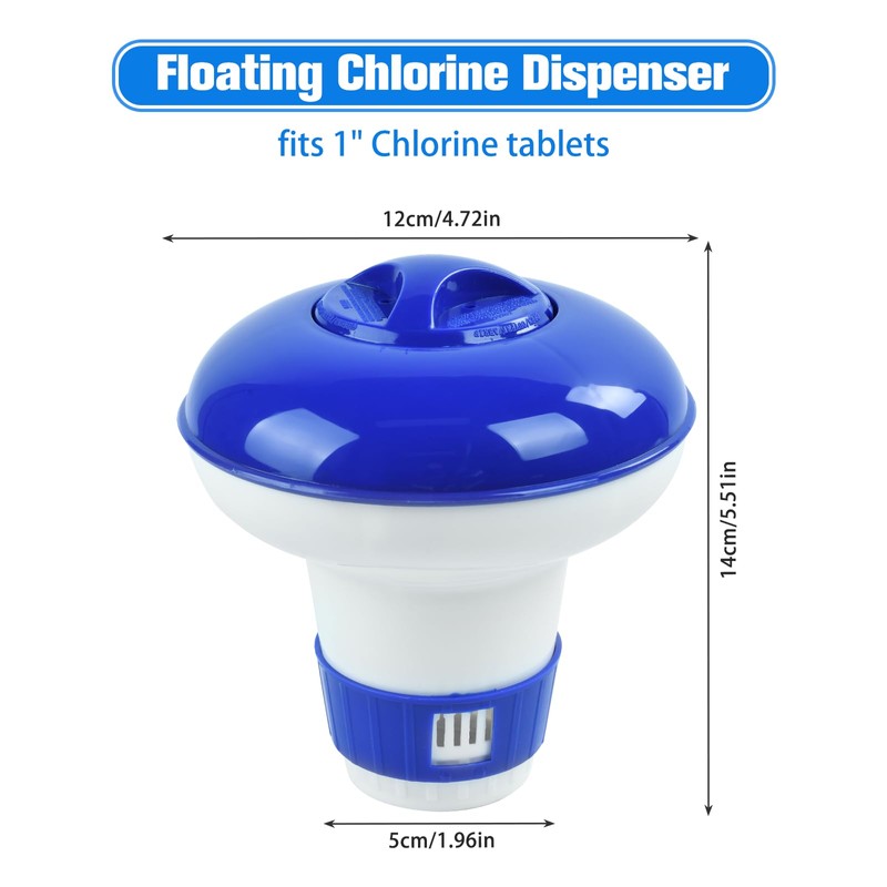 DIELOVEHUA 5 Inch Pool Dosing Float, Dosing Float, Pool Chlorine