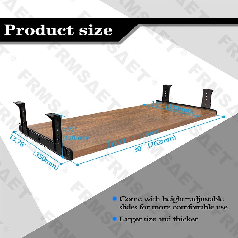 FRMSAET Furniture Accessories Office Product Suits Hardware 20/24/30 inches Keyboard