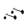 QCAA Heavier Duty Brass Door Hook Latch & Eye, 4",
