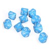 10-sided Dice: Opaque Light Blue