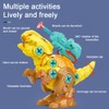 3 Pack Shooting Take Apart Dinosaur Toys for Kids Building