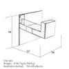 Melairy Self Adhesive 304 Stainless Steel Bathroom Square Towel Hook