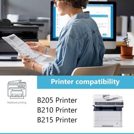 B205/ B210/ B215 Black High Capacity Toner-Cartridge (3,500 Pages/Pack) - 106R04347: 2-Pack Compatible 106R04347 Toner Replacement for Xerox B205 B210 B215 Printer