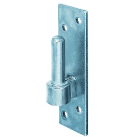 Gah-Alberts 306809 Bracket on Plate 130 x 40 mm for Screwing On Bolt Diameter 14 mm Yellow Galvanised