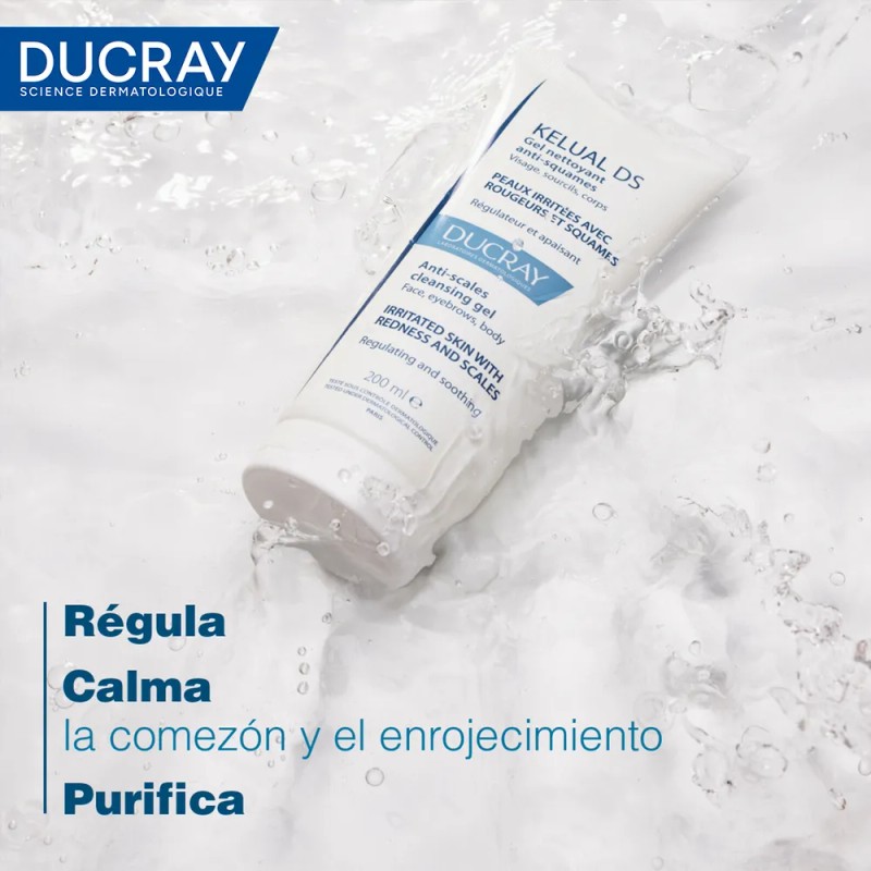 Ducray Kelual DS Gel Espumoso para piel con enrojecimiento y