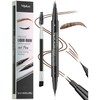 Microblading Eyebrow Pen, Dual-Ended Brow Pencil with 2-Fork-Tip and Precise
