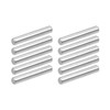 sourcing map 10Pcs 4mm x 25mm Dowel Pin 304 Stainless
