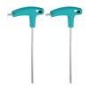 HARFINGTON 2pcs T-Handle Hex Key Wrench 5mm Metric CR-V T-Key