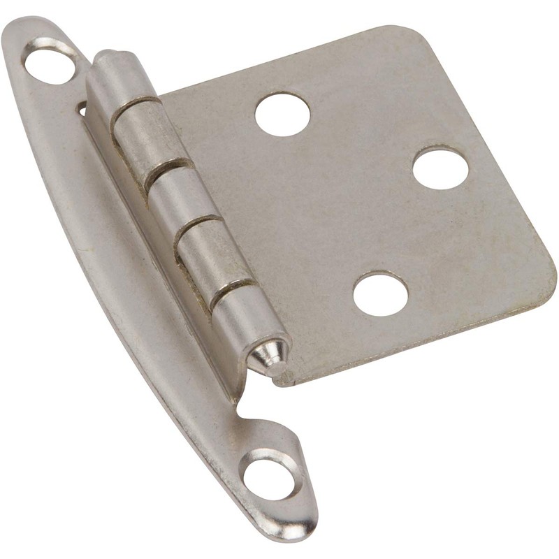 DecoBasics (25 Pairs Pack/50 Pcs) Satin Nickel, Non Self Closing/Free