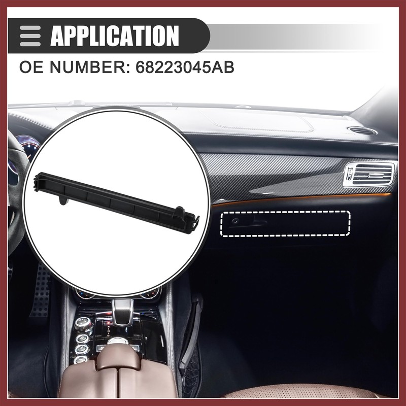 HEROFFIX Cabin Air Filter Cover, for Jeep Cherokee 2014-2020, Plastic,