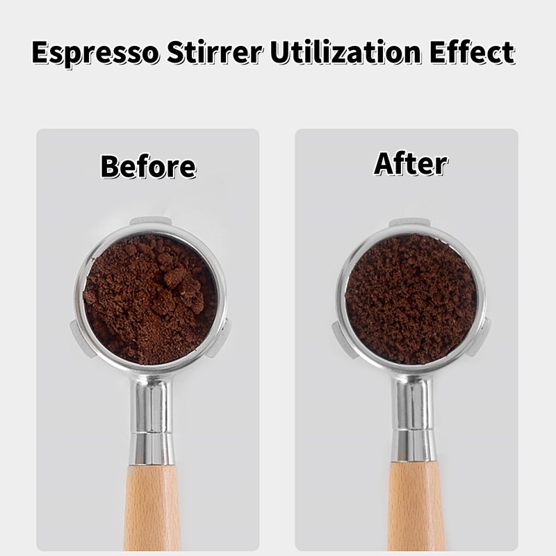 Wdt Tool Espresso, 8 Needles Espresso Distribution Tool Espresso Stirrer,Dosing