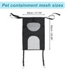 GLIDESMOOTH Dog Car Net Barrier, with Adjustable Rope and Hook,