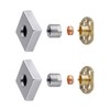YOOZENA Shower Mixer Set,Thermostatic Shower Mixer Bar Valve Fixing Kit,
