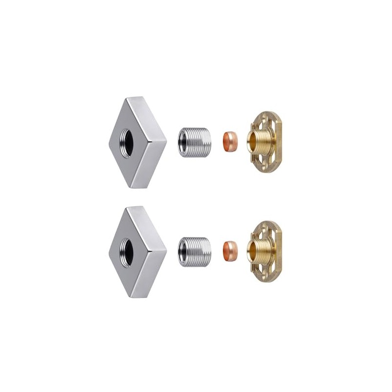 YOOZENA Shower Mixer Set,Thermostatic Shower Mixer Bar Valve Fixing Kit,
