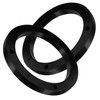 Ciieeo 1Pair Car Speaker Spacer Rings Plastic Adapter for Enhanced